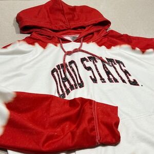 Gameday‎ Couture Ohio State Buckeyes Bleached Tie Dye Hoodie XL NCAA